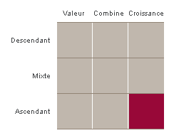 La boîte de style de placement est une représentation graphique des catégories de placement dans lesquelles un gestionnaire de placements investit.