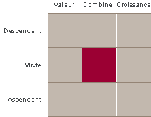 La boîte de style de placement est une représentation graphique des catégories de placement dans lesquelles un gestionnaire de placements investit.