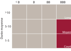 La boîte de style de placement est une représentation graphique des catégories de placement dans lesquelles un gestionnaire de placements investit.